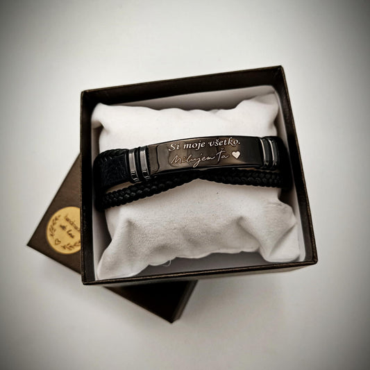 Náramok N004 - Si moje všetko. Milujem ťa
