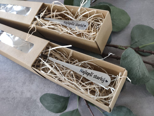 Stolová/polievková lyžička-Najlepší starký / Najlepšia starká