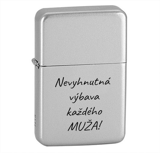 Benzínový zapaľovač ZAP041- Nevyhnutná výbava každého muža