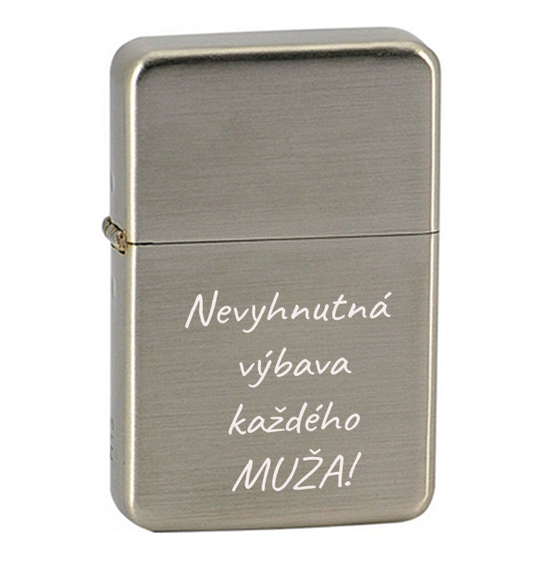 Benzínový zapaľovač ZAP043- Nevyhnutná výbava každého muža