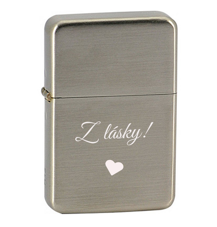 Benzínový zapaľovač ZAP043- Z lásky