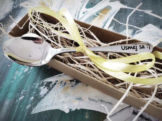 Lyžička čajová- Usmej sa :)