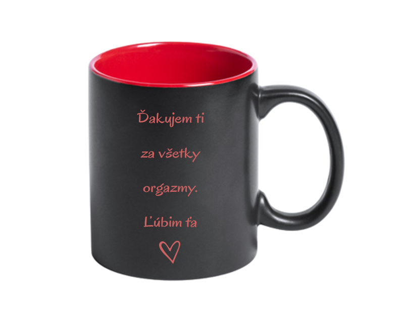 Keramický hrnček S007 - Ľúbim ťa