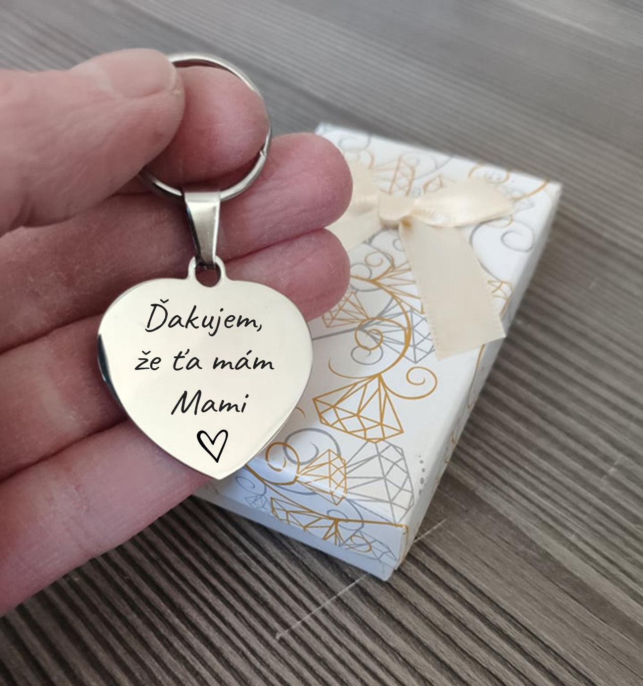 Kľúčenka P031-Ďakujem, že ťa mám Mami