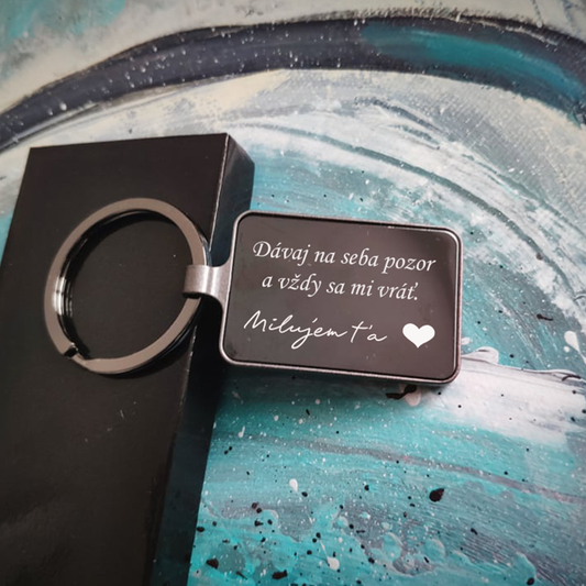 Kľúčenka P040-Milujem ťa / Ľúbim ťa