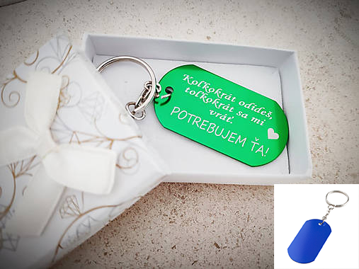 Kľúčenka P001-Koľkokrát odídeš, toľkokrát sa mi vráť