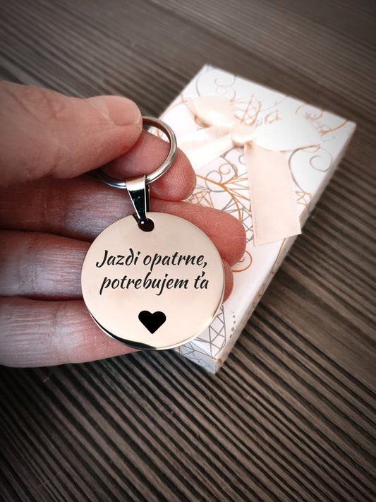 Kľúčenka P030-Jazdi opatrne