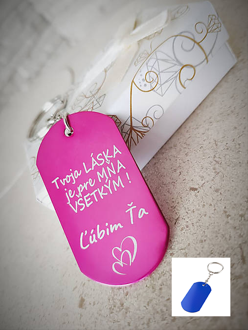 Kľúčenka P001-Ľúbim ťa