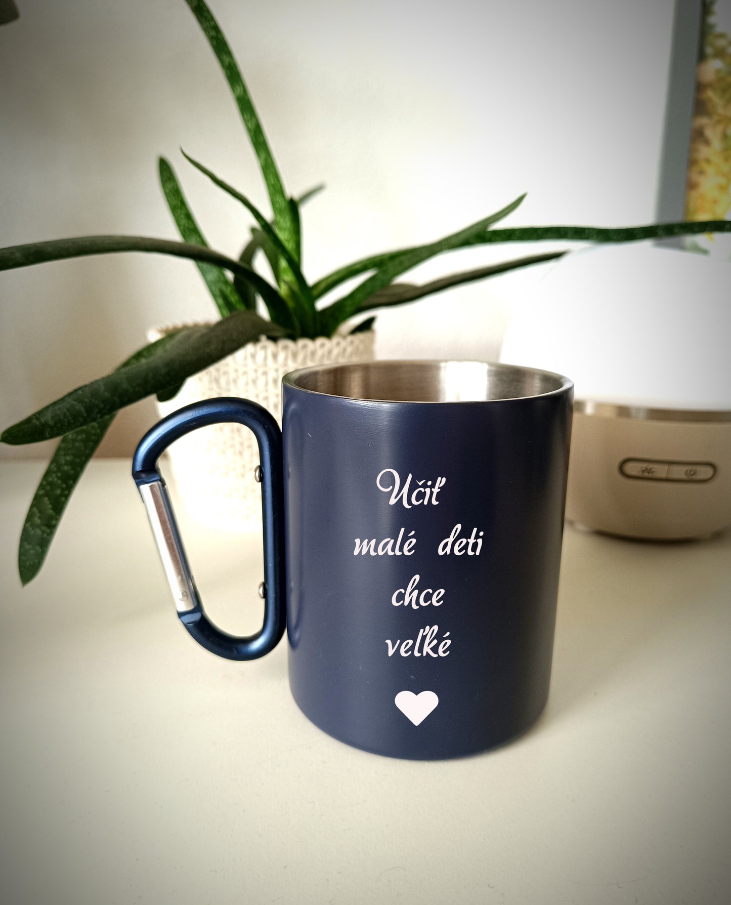 Nerezový hrnček S011-Pani učiteľke / učiteľovi
