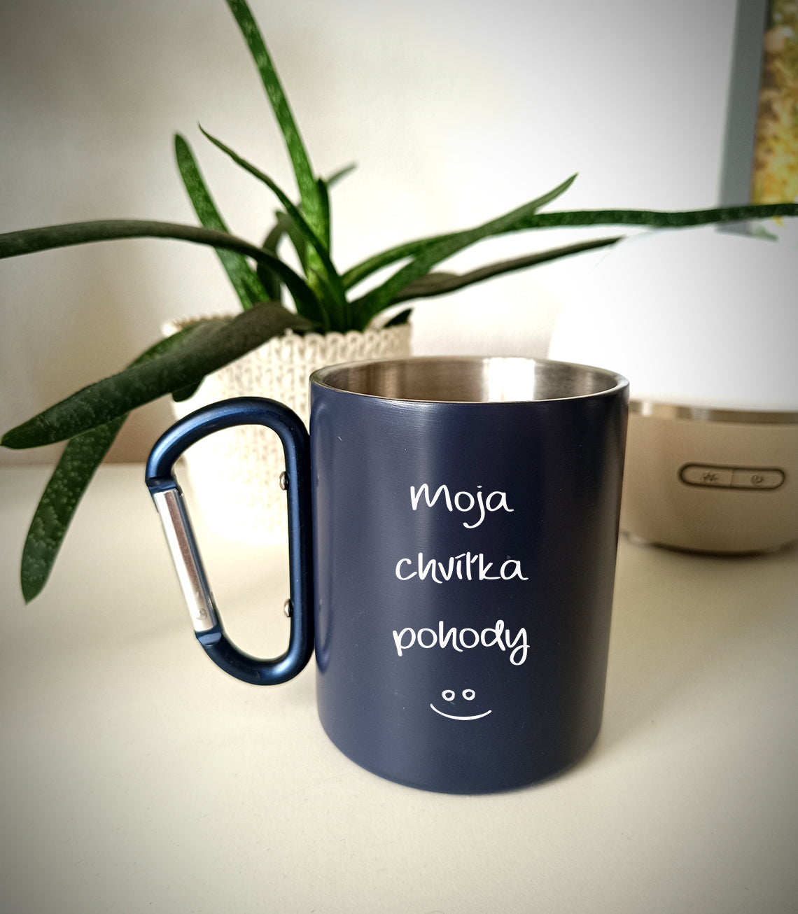 Nerezový hrnček S011-Moja chvíľka pohody