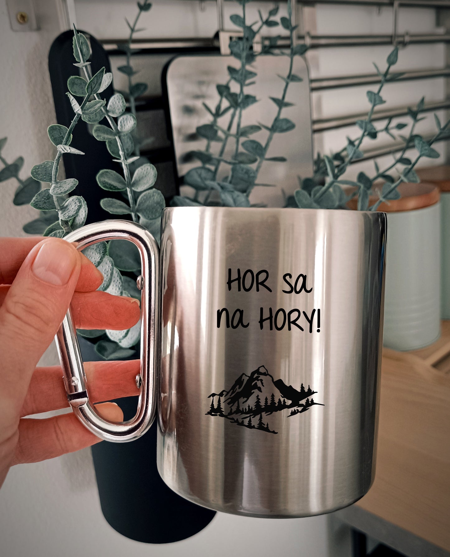 Nerezový hrnček S011- Turistika