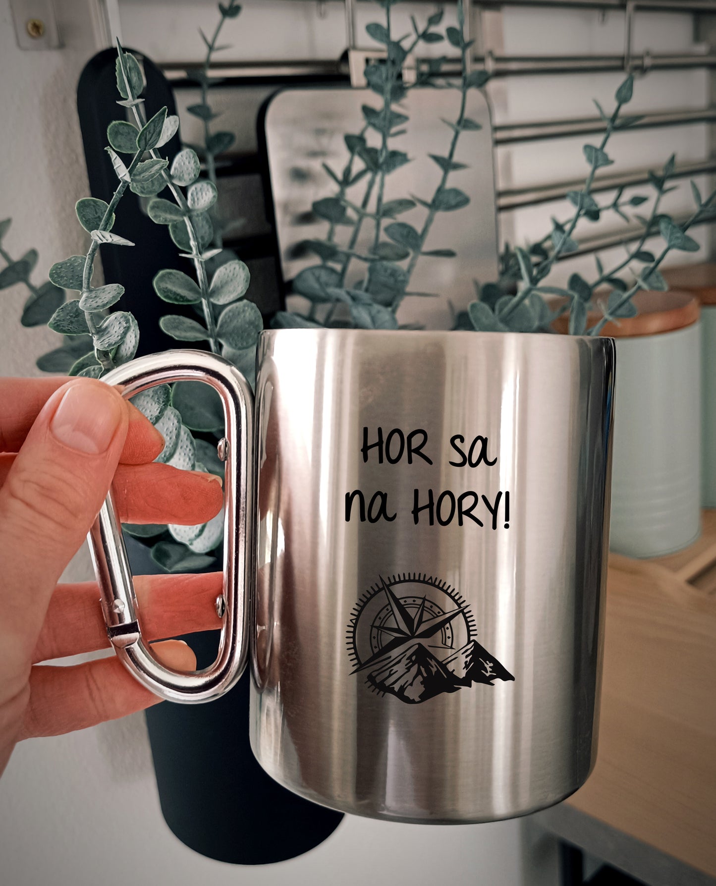 Nerezový hrnček S011- Turistika