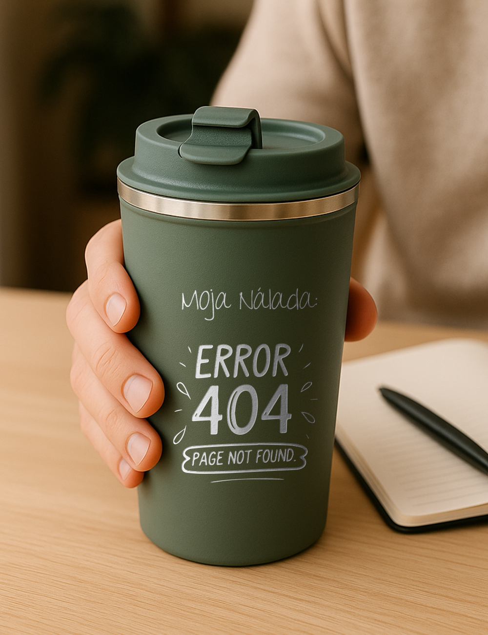 Nerezový termohrnček S012- ERROR 404