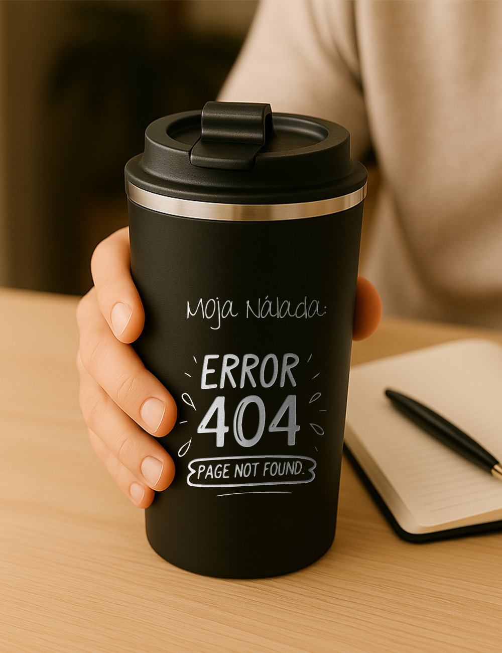 Nerezový termohrnček S012- ERROR 404