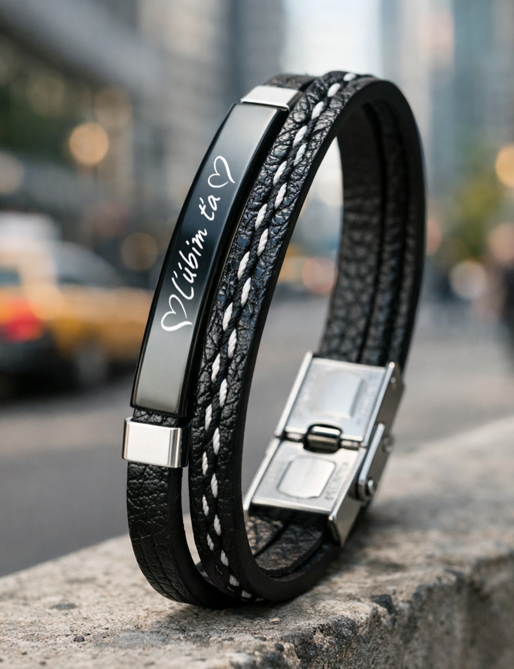 Náramok N001-Milujem ťa / Ľúbim ťa / Ľúbime ťa