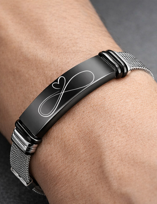 Náramok N002 - Srdce / Nekonečno