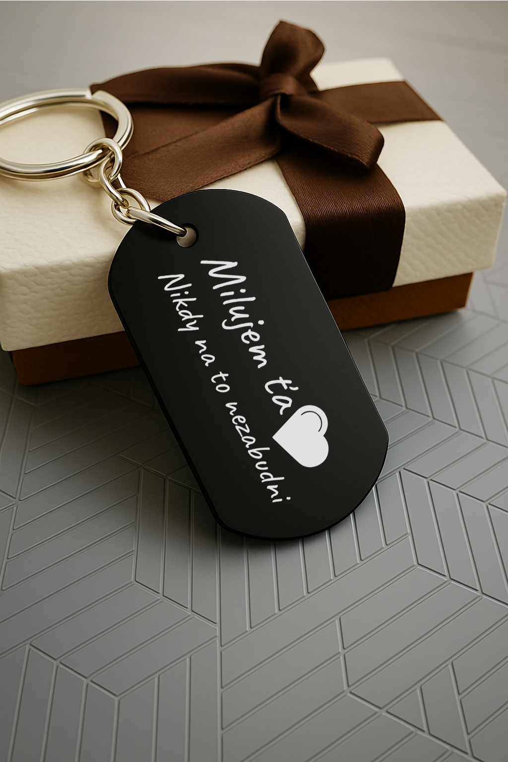 Kľúčenka P001-Milujem ťa/ Ľúbim ťa