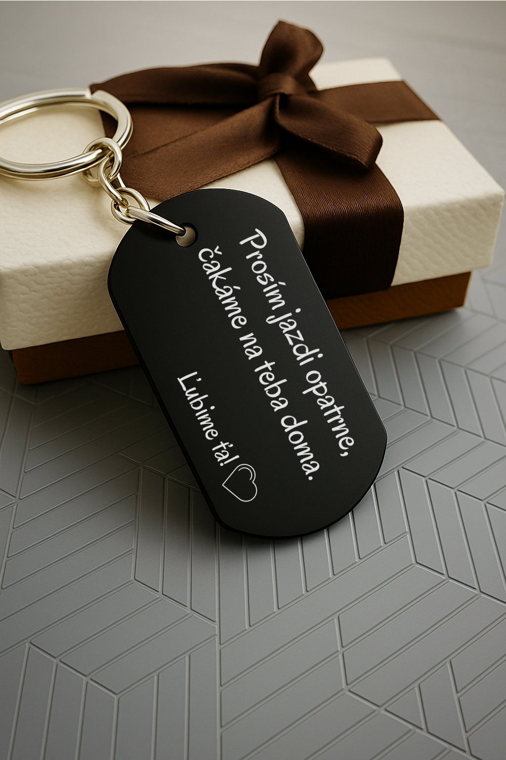 Kľúčenka P001-Jazdi opatrne