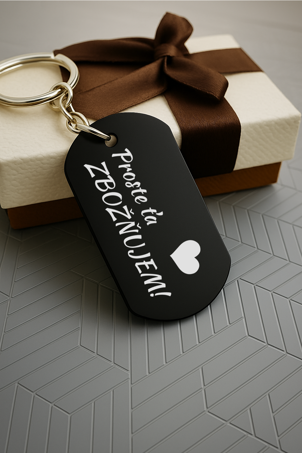 Kľúčenka P001-Potrebujem ťa / Zbožňujem ťa