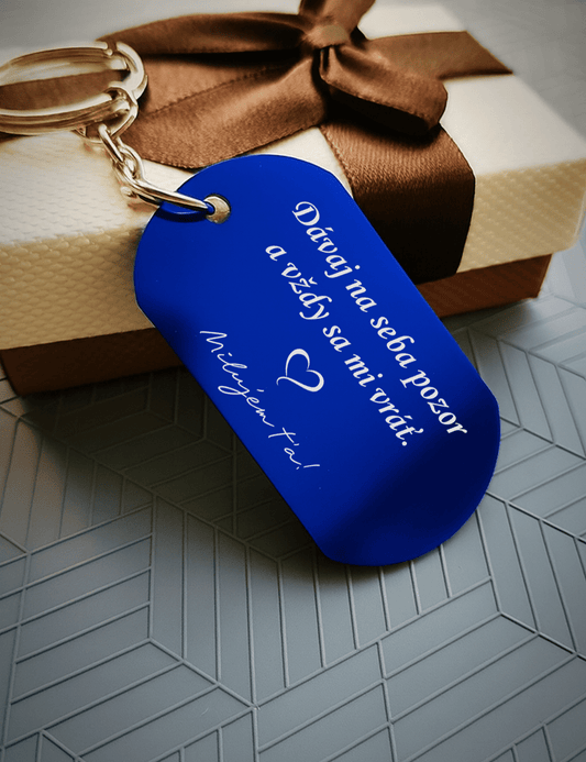 Kľúčenka P001-Dávaj na seba pozor