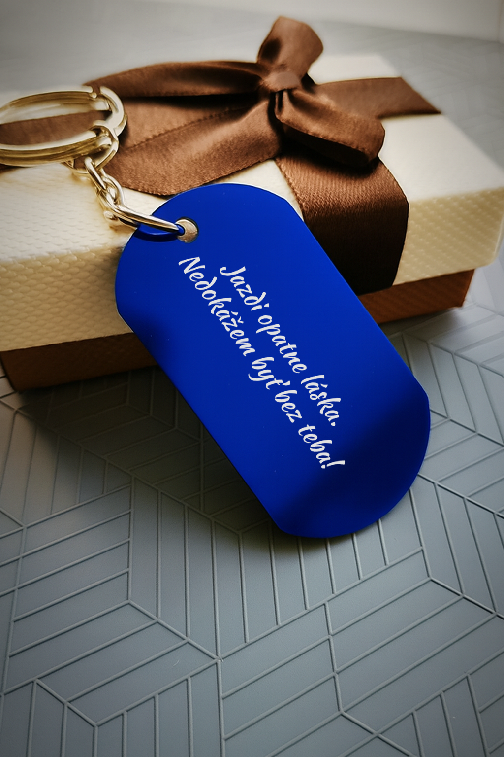 Kľúčenka P001-Jazdi opatrne