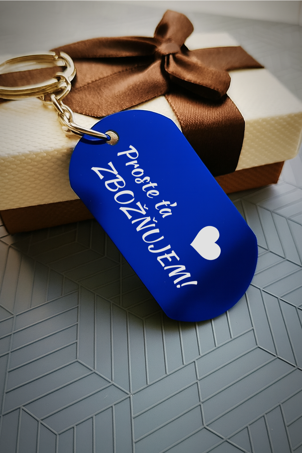 Kľúčenka P001-Potrebujem ťa / Zbožňujem ťa