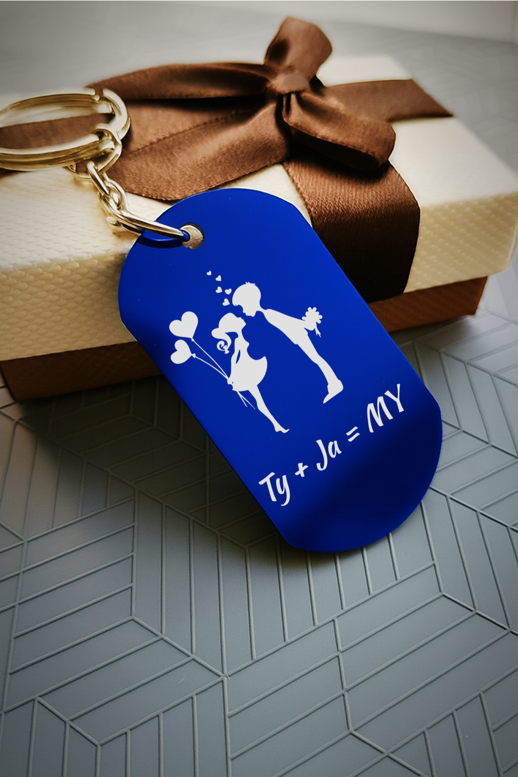 Kľúčenka P001-Milujem ťa/ Ľúbim ťa