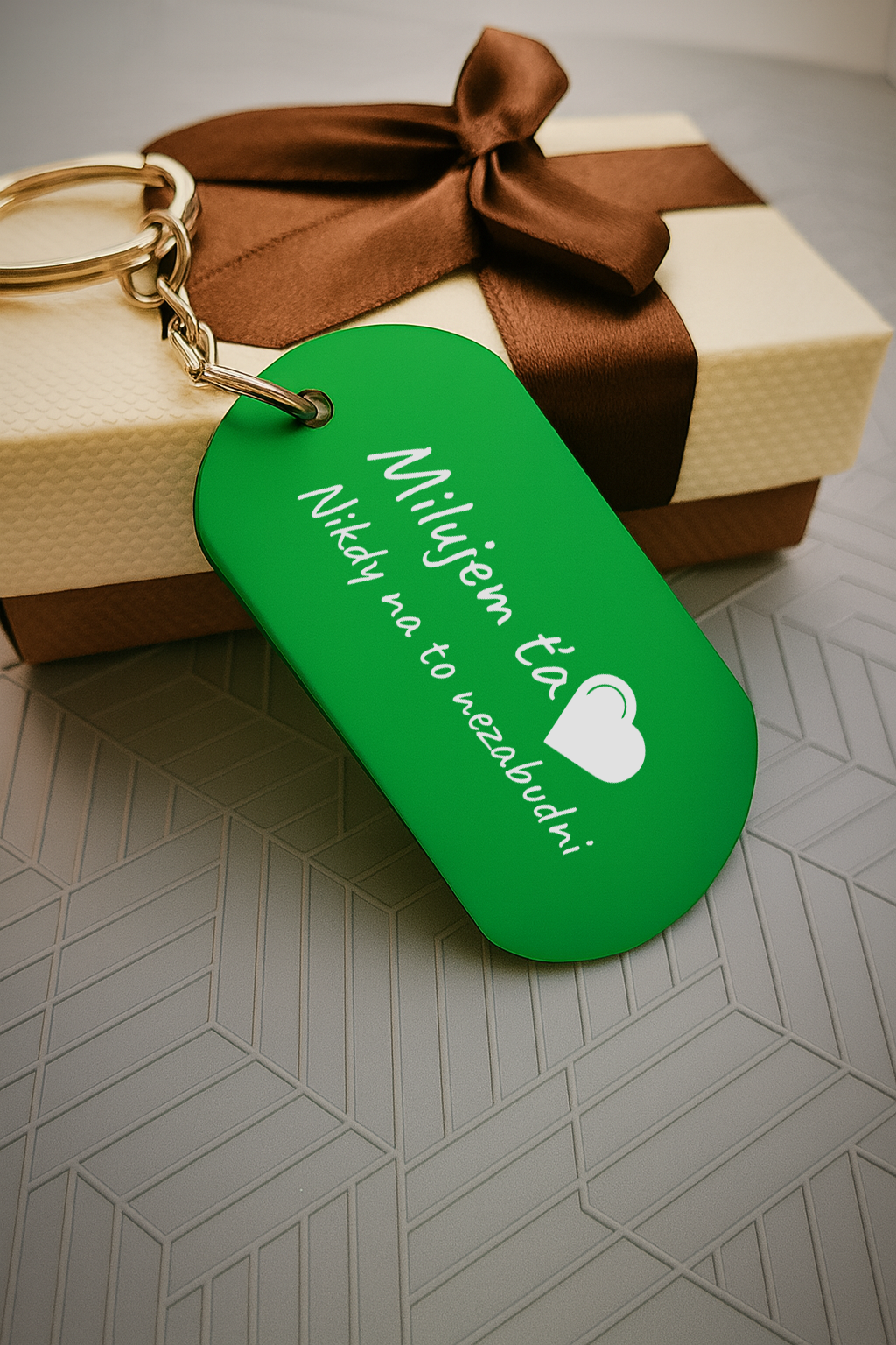 Kľúčenka P001-Milujem ťa/ Ľúbim ťa