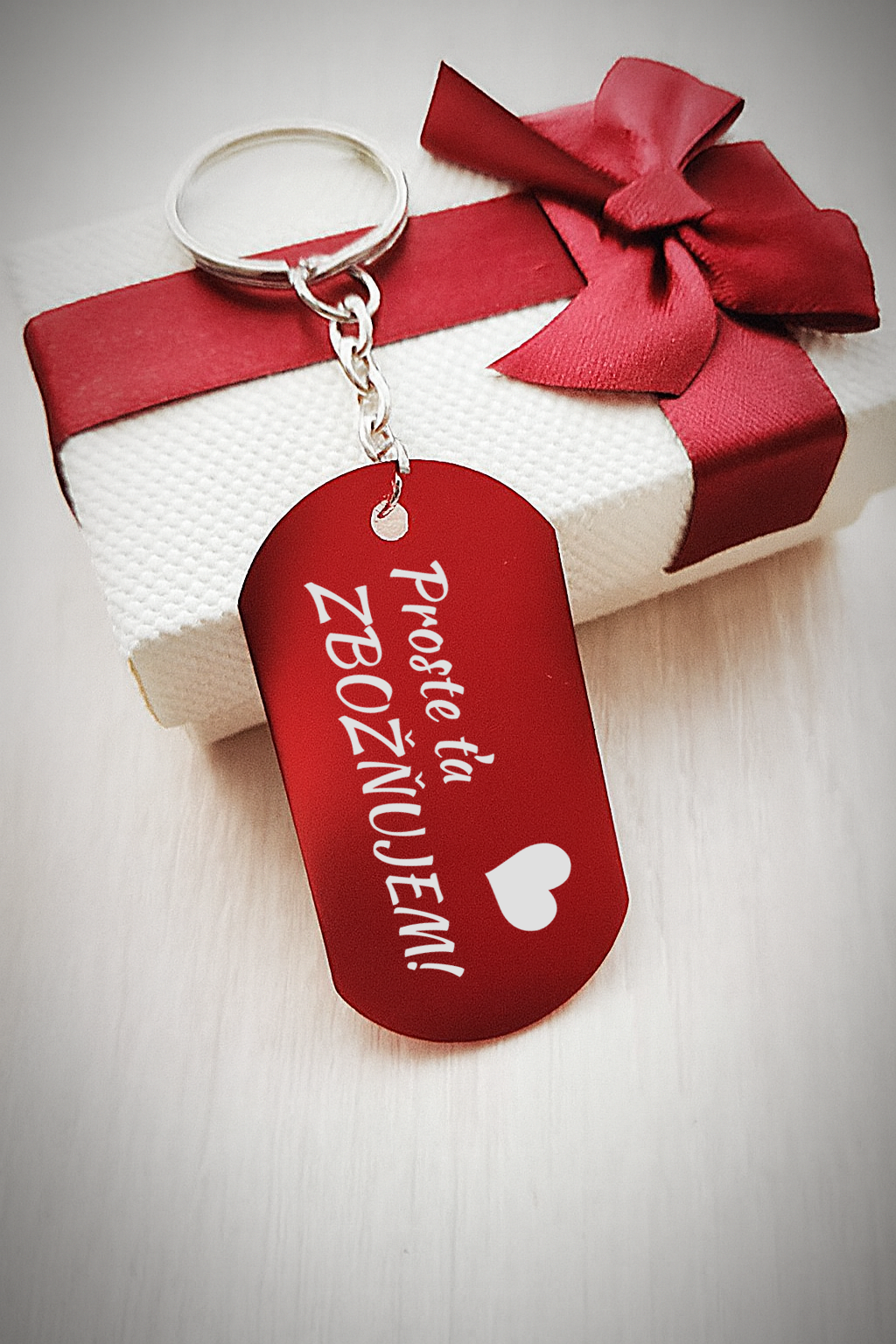 Kľúčenka P001-Potrebujem ťa / Zbožňujem ťa