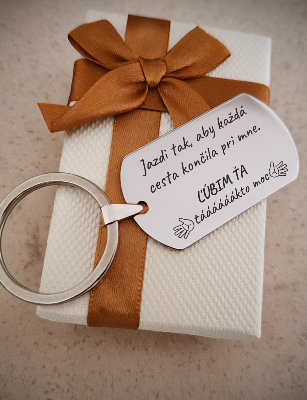 Kľúčenka P032-Jazdi opatrne