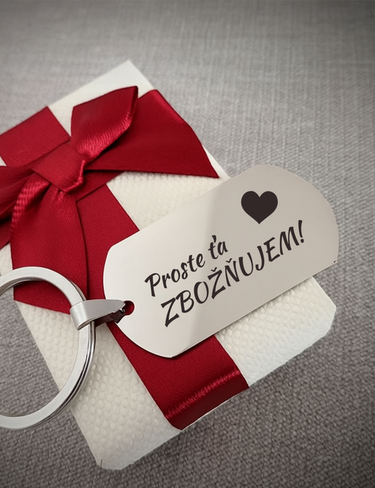 Kľúčenka P032-Potrebujem ťa / Zbožňujem ťa