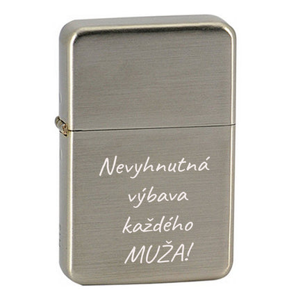 Benzínový zapaľovač ZAP043- Nevyhnutná výbava každého muža